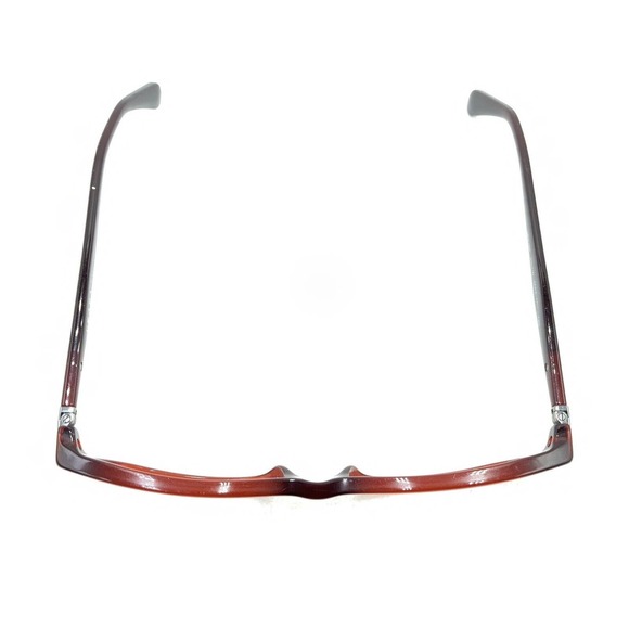 Prada VPR 15P MAX-1O1 Burgundy Dark Red Silver Eyeglasses Frames 53-16 135 Italy - Picture 3 of 12